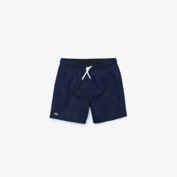 Lacoste Classic Swim Trunks - Kraťasy Dětské Tmavě Blankyt Blankyt / Černé | CZ-GatWbq